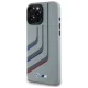 BMW dėklas iPhone 16 Pro Max telefonui Silicone Turning Lines MagSafe, pilkas