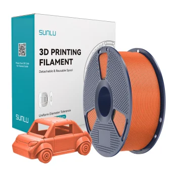 Sunlu PETG SO 3D spausdintuvo plastikas, Sunny Orange