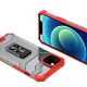 Smūgiams atsparus dėklas iPhone 12 mini su žiedu Crystal Ring Case, raudonas