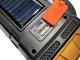 Portable LED COB Solar Flashlight with Powerbank Function, Gold