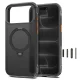 Dėklas Tech-Protect MagAir Stand MagSafe CC skirtas iPhone 18 Pro Max / 17 Pro Max, Matte Black