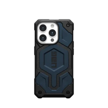 UAG Monarch Pro dėklas su MagSafe skirtas iPhone 15 Pro, tamsiai mėlynas