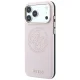 Guess Perforated 4G MagSafe dėklas telefonui iPhone 17 Pro / 18 Pro, rožinis