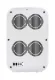Picnic Beach Cooling Box for Food Drinks - 26L, White
