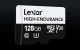 Atminties kortelė Lexar High-Endurance 128GB microSDXC LMSHGED128G-BCNNG