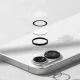 Ringke kameros apsauginis stiklas iPhone 16 / 16 Plus, 2 vnt., juodas