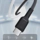 Dudao L9C Max USB-C į USB-C laidas 240W PD 2m, juodas