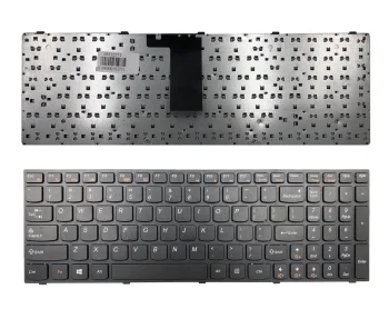 Lenovo B5400 / B5400A Keyboard with Frame, Black (US)