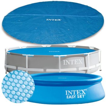 Solarinis baseino uždangalas Intex 28013, skirtas 457 cm baseinams, mėlynas