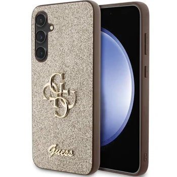 Samsung Galaxy S23 FE (SM-S711B/DS) Glitter Script Big 4G Case Cover, Gold