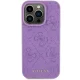 Guess Case for iPhone 15 Pro, Light Purple, HC PU Quilted 4G Classic