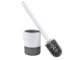 Classic Toilet Brush with Holder and Wall Hook, grey