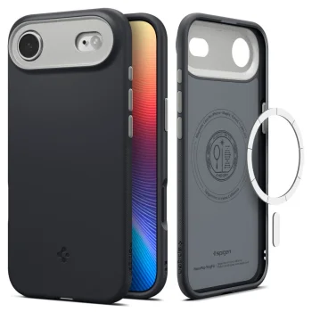 Spigen Nano Pop Mag dėklas, skirtas Apple iPhone 17 / 17 Air, juodas