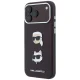 Karl Lagerfeld Saffiano Pins & Logo dėklas, skirtas iPhone 18 Pro Max / 17 Pro Max, bordo
