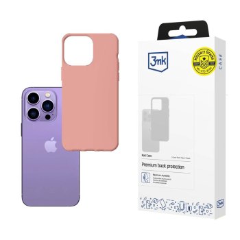 3mk Matt Case for iPhone 14 Pro - Pink