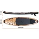 Inflatable SUP Paddle Board, Neo-Sport Aquasurf 170202, 320x84x15 cm