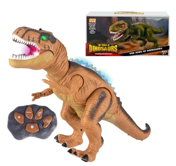 Nuotolinio valdymo robotas dinozauras T-Rex su LED ir garsais
