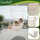 Hanging Hammock Chair Garden Swing Gardlov 210cm 150kg, beige