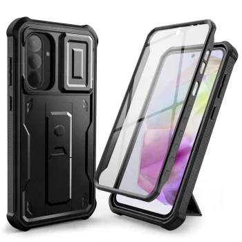 Tech-Protect Kevlar Cam+ Phone Case Cover Samsung Galaxy A36 5G - Black