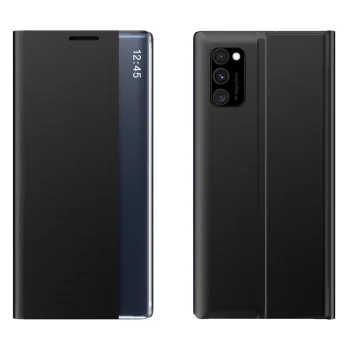 Atverčiamas knygutės tipo dėklas Poco M4 Pro 5G su stovelio funkcija, juodas