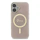 Guess dėklas iPhone 16 Plus telefonui IML 4G MagSafe, rožinis