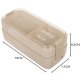 Ruhhy priešpiečių dėžutė - Lunchbox 750ml, smėlio spalvos