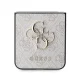 Guess Leather 4G Metal Logo dėklas, skirtas Samsung Galaxy Z Flip 6, Rožinis
