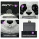 Nimmy Big Eyed Pet 2.0 Cat kortelių dėklas, juodas