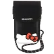 Hello Kitty Leather Hiding Kitty Cord Bag rankinė telefonui, juoda