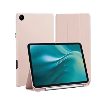 Etteri atverāiamasis dėklas Samsung Galaxy Tab A9+ / A11+ (11"), šviesiai roųinis