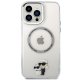 Karl Lagerfeld iPhone 13 Pro Max dėklas Iconic Karl & Choupette MagSafe, skaidrus