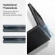 Spigen lanksto plėvelė ir kameros apsauginis stiklas Samsung Galaxy Z Flip 3 5G, juodas