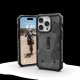 UAG Pathfinder dėklas iPhone 15 Pro telefonui, pilkas kamufliažinis
