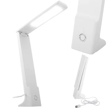 Stalinis LED šviestuvas USB, 3 šviesos spalvos, 3W