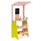 Ecotoys HM328234 medinė parduotuvė vaikams su terminalu ir svarstyklėmis