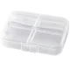 Pill and Supplement Organizer, 7 Compartments, Transparent