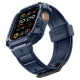 Apsauginis dėklas su dirželiu Spigen Rugged Armor Pro, Apple Watch Ultra 1 / 2 (49mm), tamsiai mėlynas