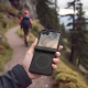 Dėklas Tech-Protect Kevlar Aura MagSafe skirtas Samsung Galaxy Z Flip 8, juodas