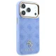 Dėklas Guess Peony 4G Small Logo MagSafe skirtas iPhone 18 Pro / 17 Pro, šviesiai mėlynas