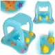 Inflatable Swimming Ring for Kids with Seat and Canopy, Blue, 72 cm