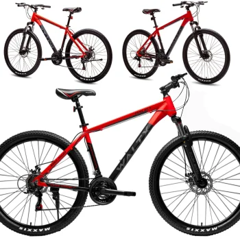 Kalnų dviratis Bakalu WALTX TRAIL WX09 27.5", raudonas
