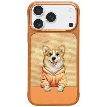 Nimmy Gentle Pets MagSafe dėklas iPhone 17 Pro Max, oranžinis šuo