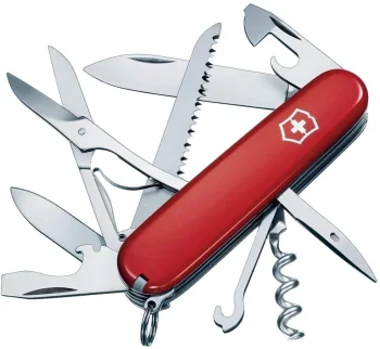 Victorinox Huntsman 1.3713 kišeninis peilis, raudonas