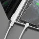 Dudao L6X USB-C - Lightning PD 20W laidas, 1m, baltas