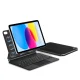 Dėklas su klaviatūra Tech-Protect iPad 10.9\" 2022 / 11\" 2025, juodas