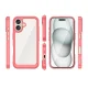 Dėklas iPhone 16 Outer Space Case su elastingu rėmeliu, raudonas
