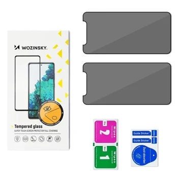Apsauginis grūdintas stiklas Wozinsky Privacy Glass, skirtas Samsung Galaxy A06 5G / A05, 2 vnt.