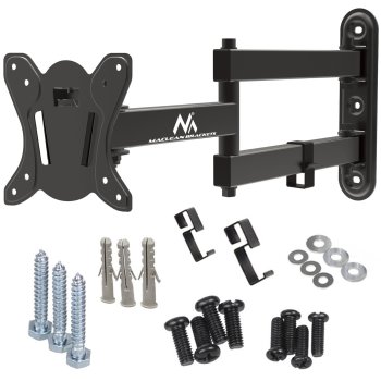 Sieninis TV ir monitoriaus laikiklis Maclean MC-417, 13-32", 30 kg, juodas
