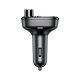 Forever TR-370 Bluetooth FM siųstuvas, 2x USB-A, 1x USB-C PD 30W, juodas