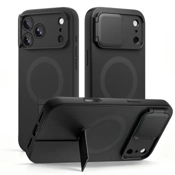 Tech-Protect Kevlar Aura MagSafe dėklas iPhone 18 Pro Max / 17 Pro Max, juodas